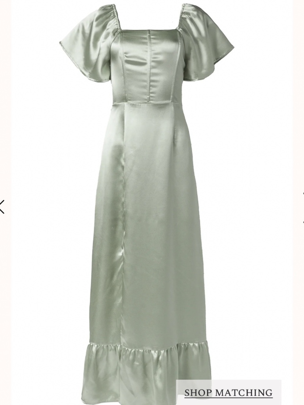 Sage Green Formal Dress